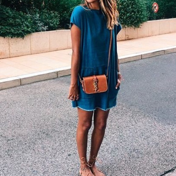 aritzia jean dress
